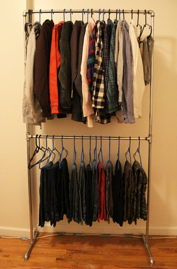 23 Pipe Clothing Rack  DIY  Tutorials Guide Patterns