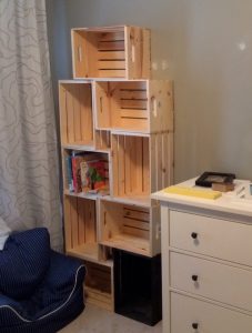 Pallet Crate Bookshelf