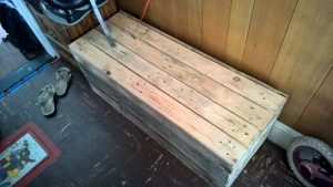 Pallet Storage Bench