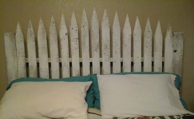 14 Picket Fence Headboard Plans For A, White Picket Fence Twin Bed