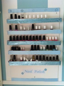 Estante de pared de esmalte de uñas barato