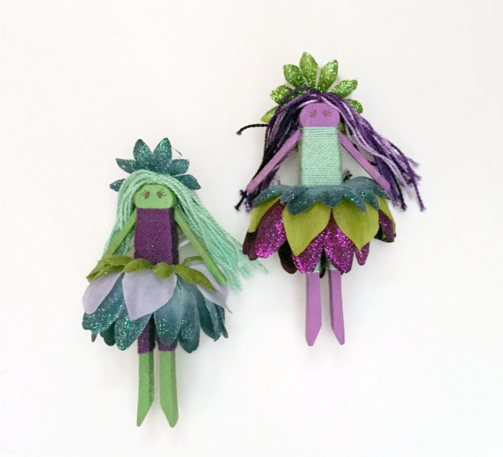 25 Easy Tutorials to Make Colorful Clothespin Dolls Guide Patterns