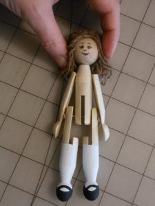 Jointed Clothespin Doll