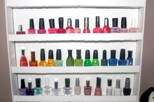 Estante para esmaltes de uñas