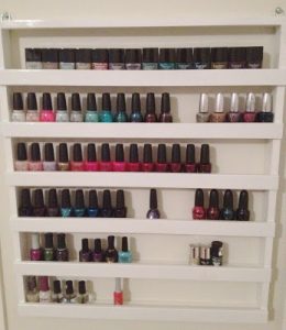 Estante para Esmalte de uñas para montaje en pared