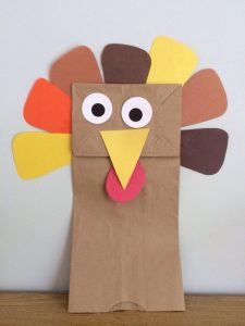 Brown Paper Bag Turkey Craft
