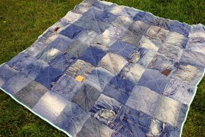 Old Jeans Quilt