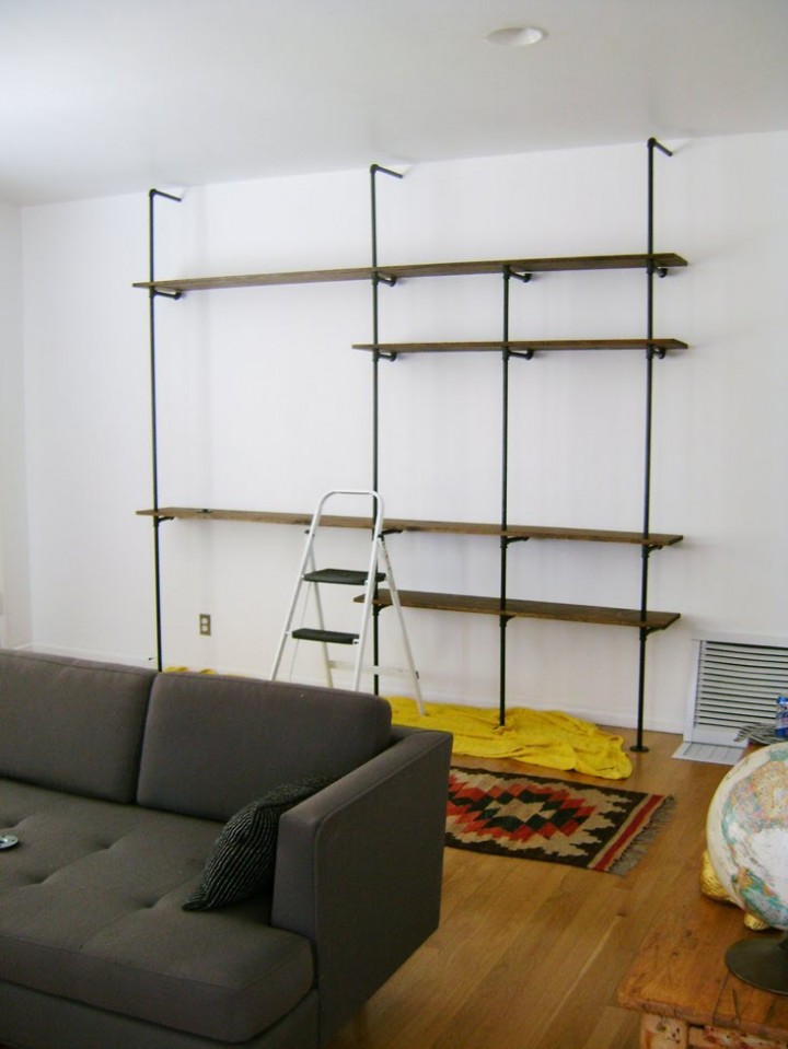 23 DIY Plans to Build a Pipe Bookshelf Guide Patterns