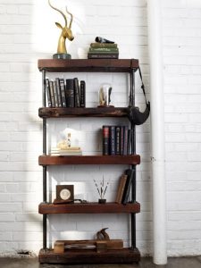 Galvanized Pipe Bookshelf
