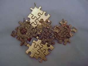 Gold Puzzle Piece Necklace