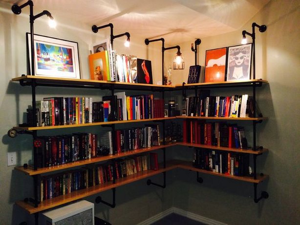 23 Diy Plans To Build A Pipe Bookshelf Guide Patterns
