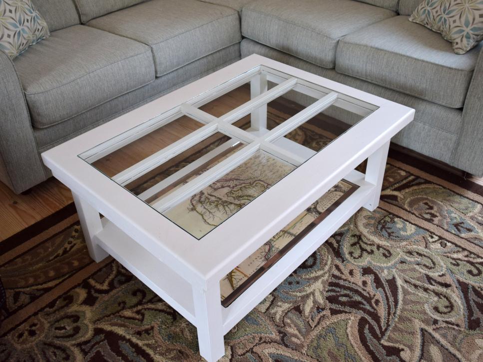 Diy Coffee Tables Made From Old Doors, Sofa Table With Glass Doors