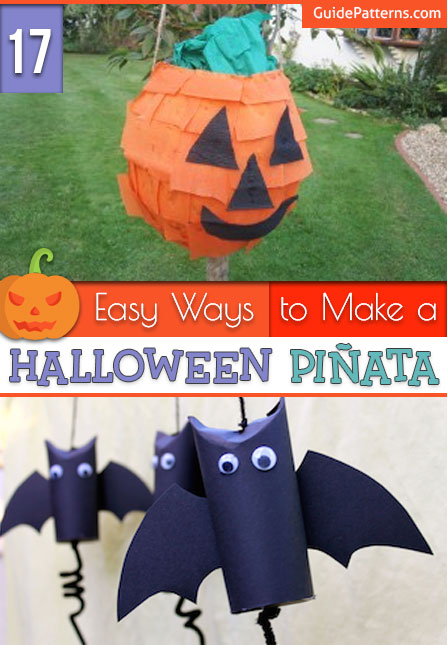 Pinatas Cat in Pumpkin Halloween Pinata Handmade Decoration and Party Game