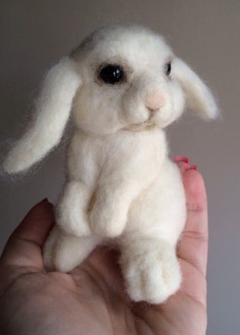 8 Artistic Needle Felted Bunny Tutorials  Guide Patterns