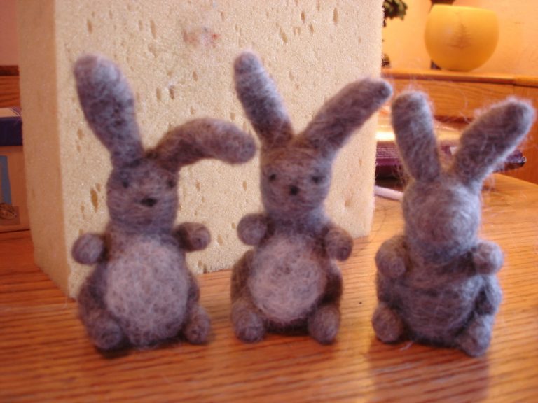8 Artistic Needle Felted Bunny Tutorials | Guide Patterns