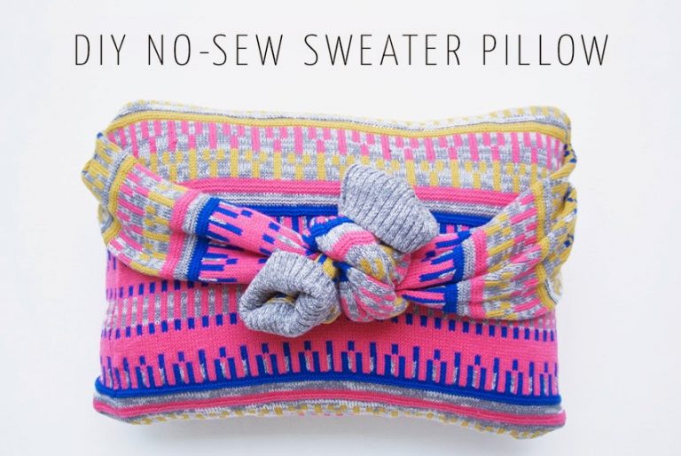 47+ Easy DIYs to Make a NoSew Pillow Guide Patterns