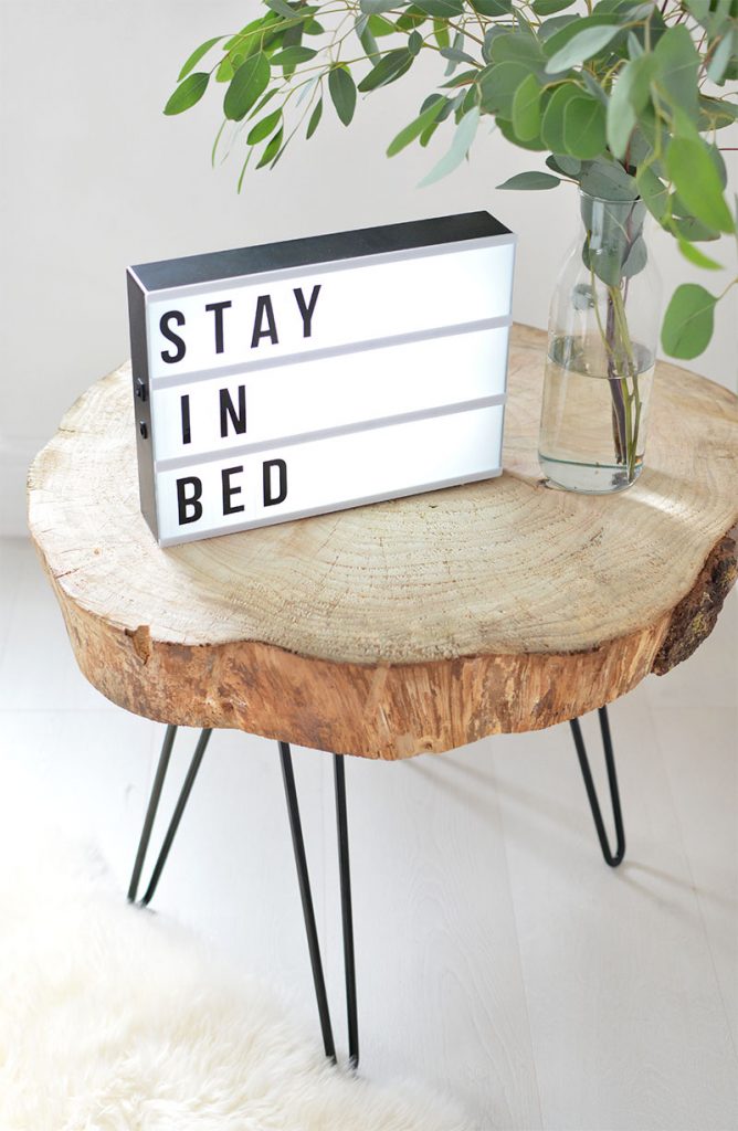 11 Tutorials to Build a Log Coffee Table Guide Patterns