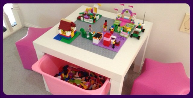 baby lego table