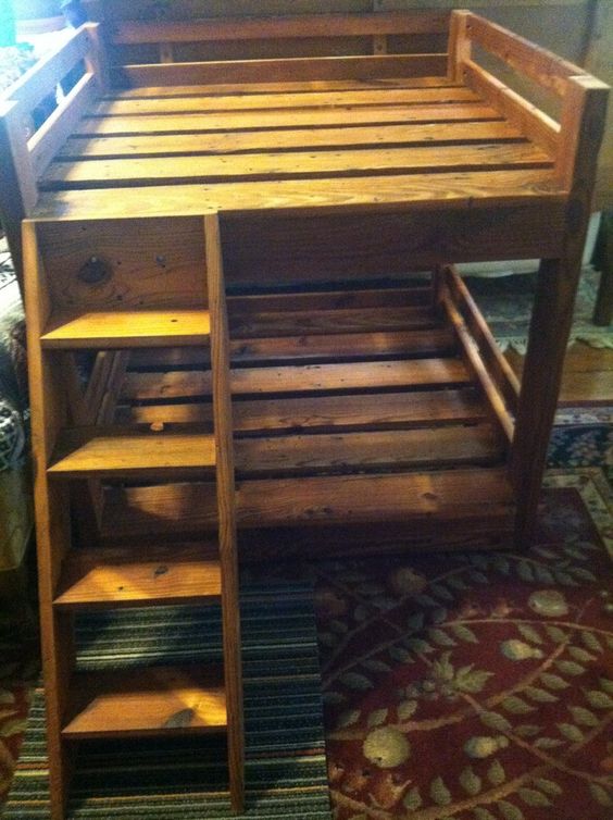 Pallet Bunk Bed Frame