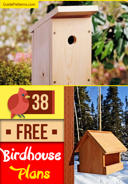 38 Free Birdhouse Plans | Guide Patterns