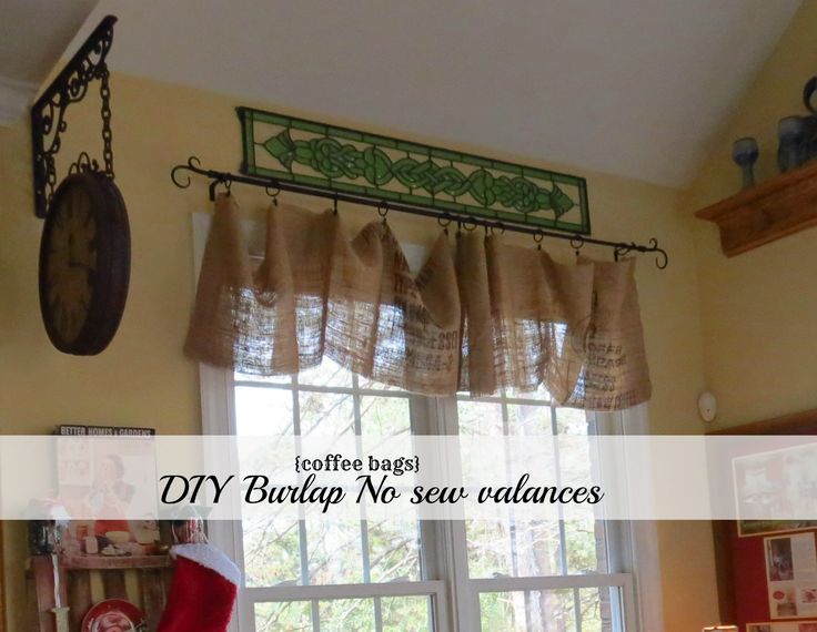 32 Diys To Make Burlap Curtains, Diy No Sew Burlap Curtains