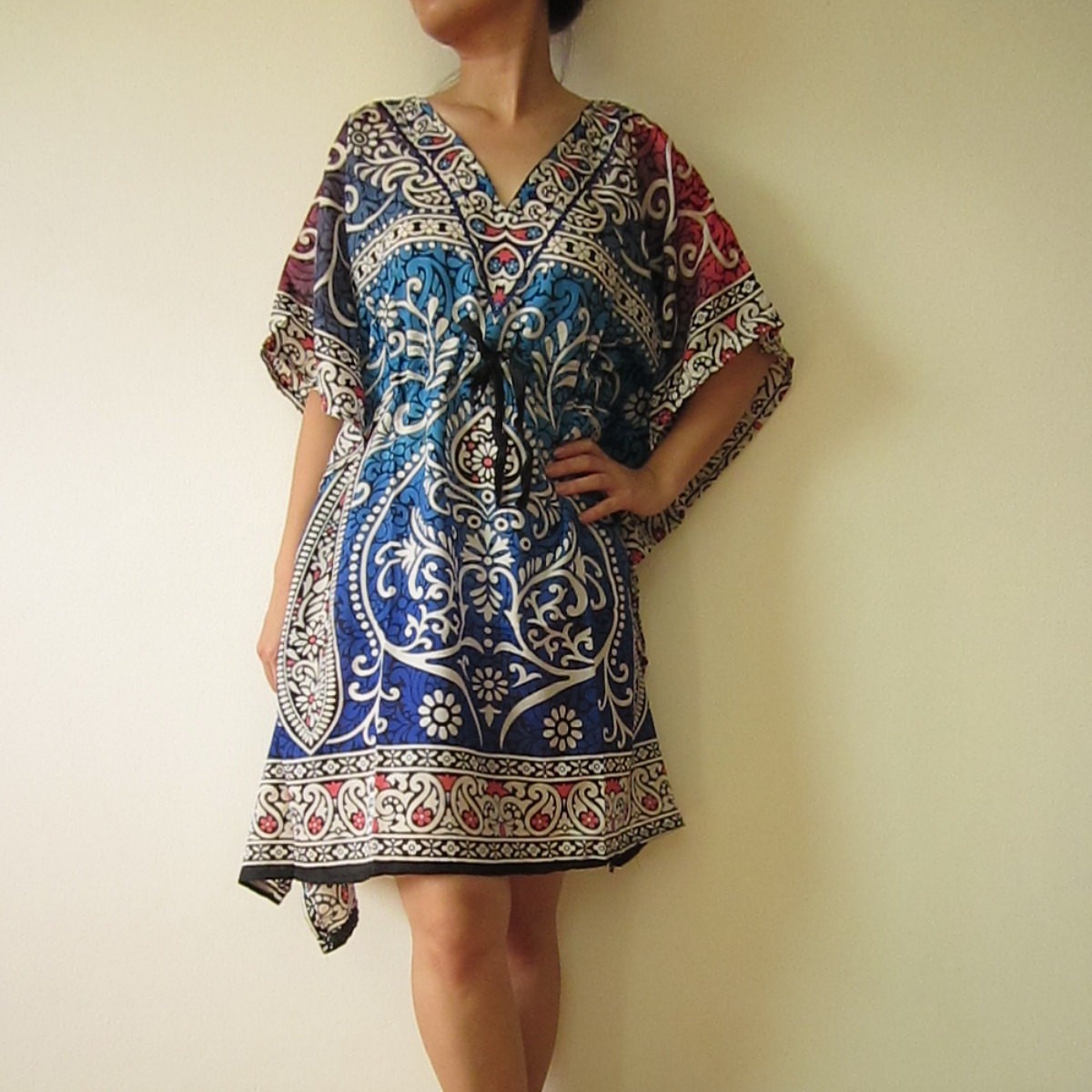 short beach kaftan