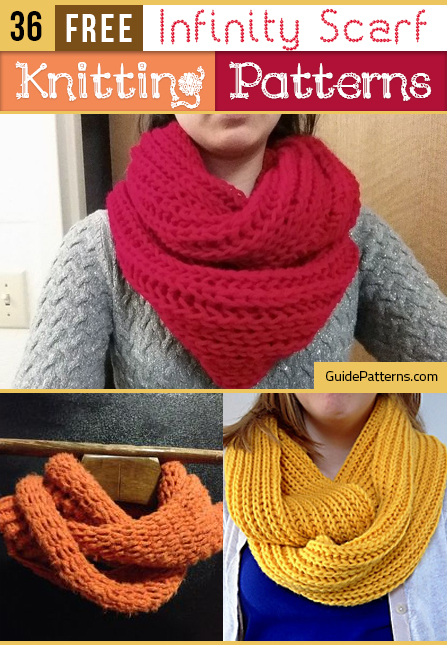 36 Free Infinity Scarf Knitting Patterns Guide Patterns