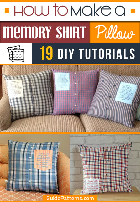 making memory pillows from shirts