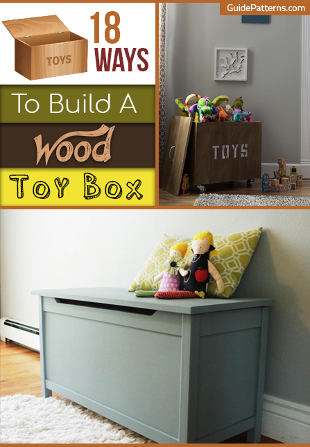 how to build a toy box bench