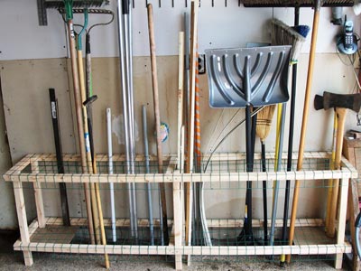 25 Garden Tool Storage Diy Ideas, Diy Garage Garden Tool Rack