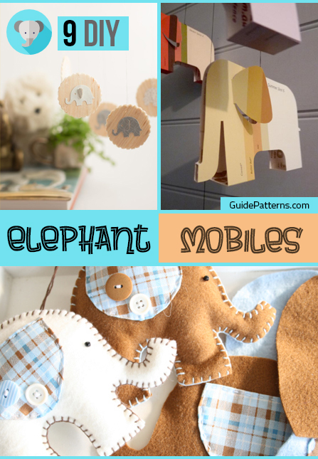 9 Diy Elephant Mobiles Guide Patterns