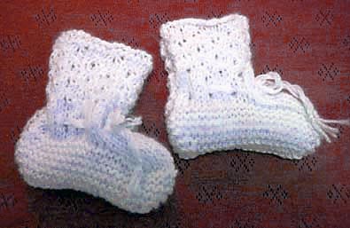 easy knit baby booties for beginners