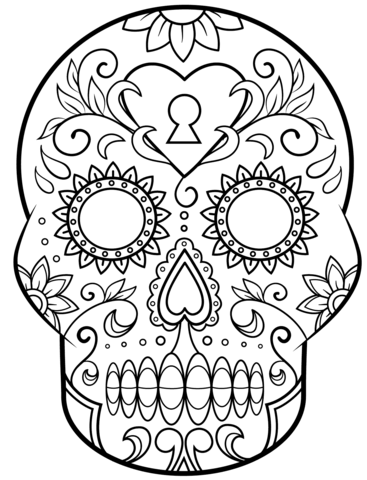 23 Free Skull Stencil Printable Templates Guide Patterns