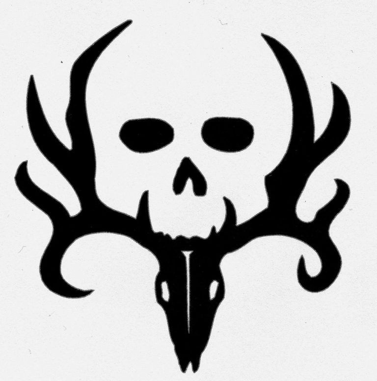 23 Free Skull Stencil Printable Templates - Guide Patterns