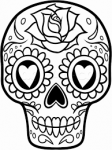 23 Free Skull Stencil Printable Templates - Guide Patterns