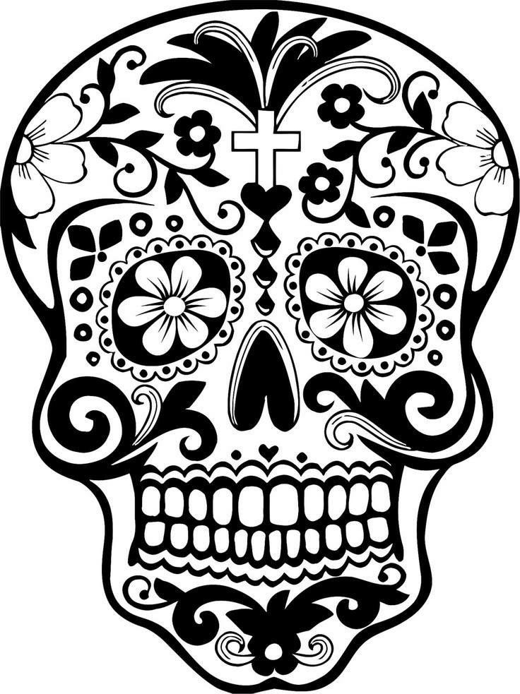 23 Free Skull Stencil Printable Templates Guide Patterns
