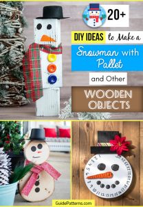 20+ DIY Ideas to Make a Snowman with Pallet and Other Wooden Objects ...