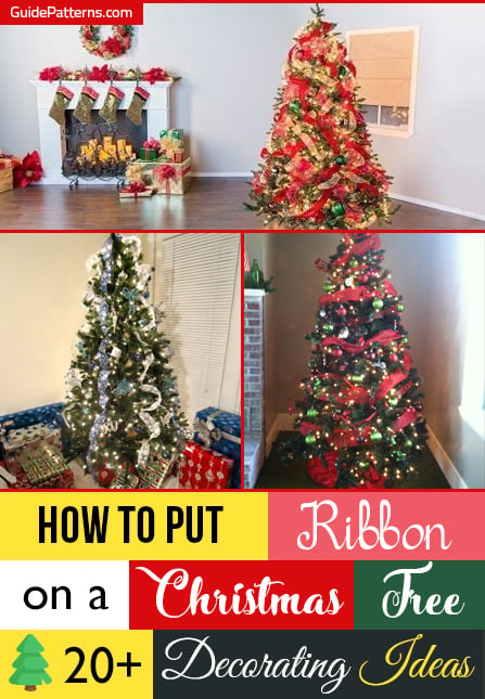 How to Put Ribbon on a Christmas Tree: 20+ Decorating Ideas - Guide ...