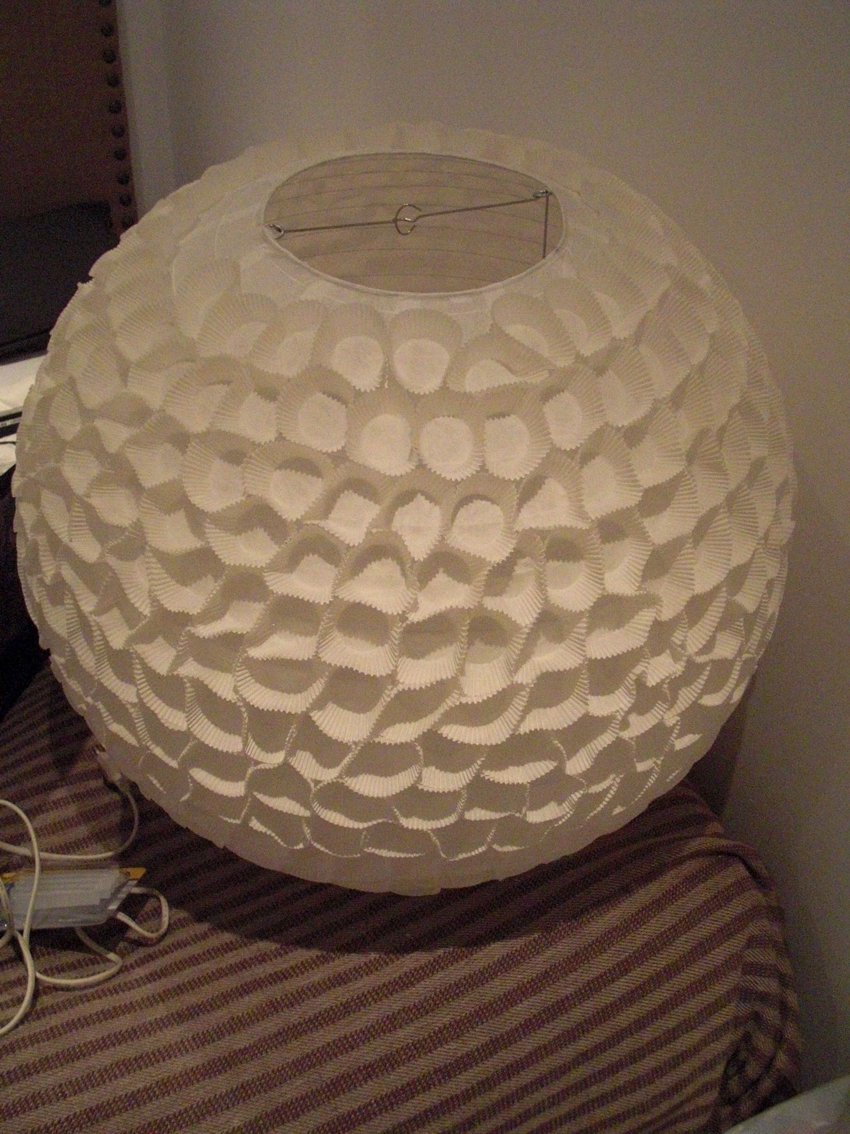17 Diy Paper Lampshades Guide Patterns, Giant Paper Ball Lamp Shade