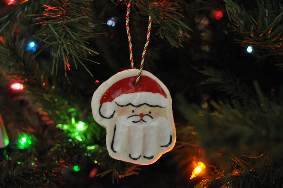 baby hand ornament