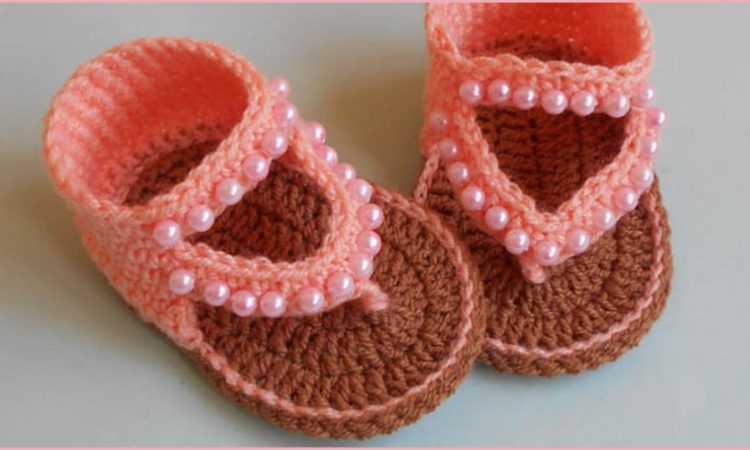 crochet baby gladiator sandals