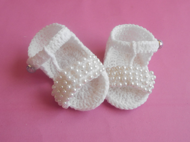 Free Patterns for Crochet Baby Sandals 