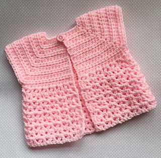 easy crochet baby cardigan