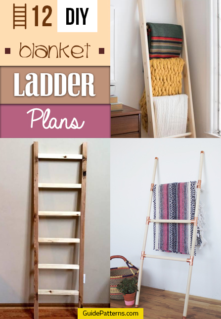 12 Diy Blanket Ladder Plans Guide Patterns - Diy Blanket Ladder With Pipe
