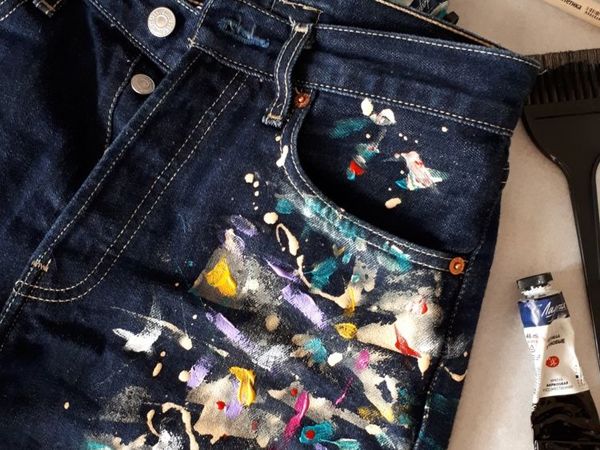 How to Make Painted Jeans: 7 DIYs and Ideas | Guide Patterns