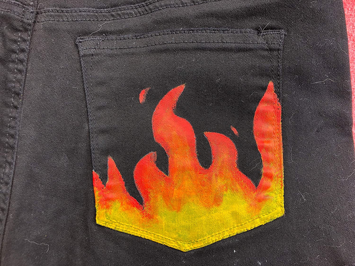 Featured image of post Ideas Aesthetic Jean Pocket Painting / Hand painted devil and flames jeans | etsy.