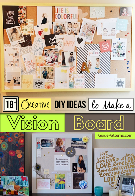 18+ Creative DIY Ideas to Make a Vision Board | Guide Patterns