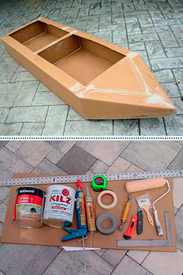 15 Cardboard Boat Designs Guide Patterns