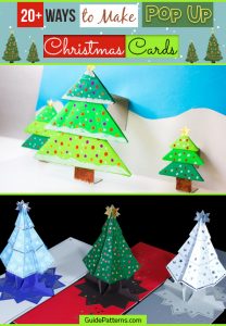 20+ Ways to Make Pop Up Christmas Cards | Guide Patterns