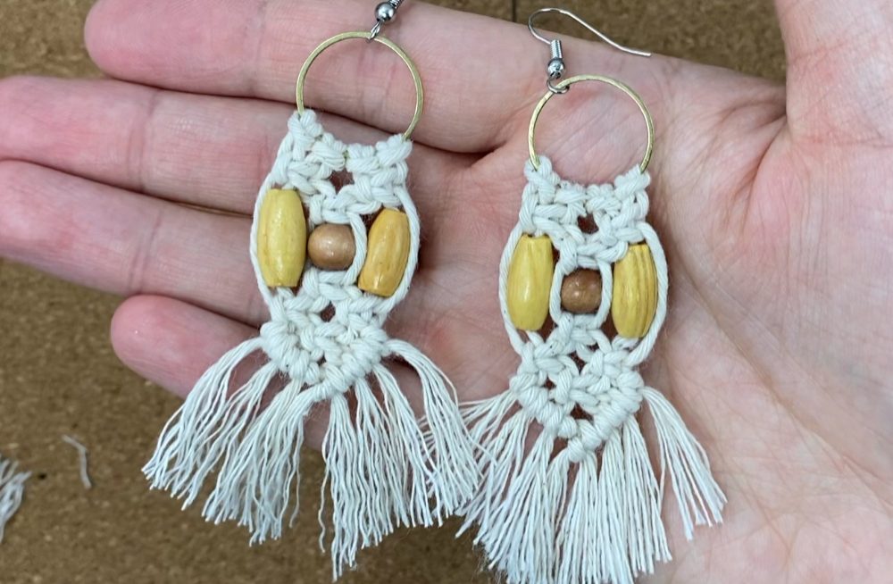 9 Beautiful Patterns of Handmade Macramé Earrings Guide Patterns